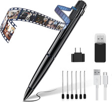 Telecamera Penna 1080P HD Con Registrazione Audio E Video, Mini Videocamera Port