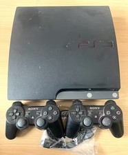 Consola Playstation  3 Ps3 Slim 320gb + 2 Controles Cech-2504b Buen Estado