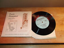 NINO COSTA "POESIE PIEMONTESI N1" 7" DETTE DA GIACOMO NEGRI CENACOLO ITA 