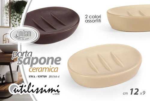 Portasapone piatto ovale