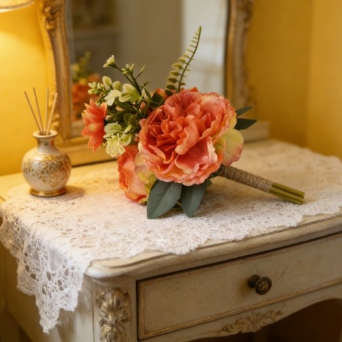 Silk flower bunch artificial - flower,