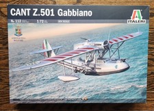 Modellino Italeri CANT Z.501 Gabbiano scala 1:72 kit plastica - scatola aperta/ricambi sigillati