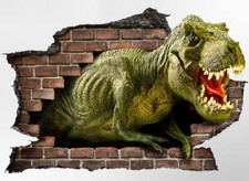 Adesivo murale 3D dinosauro