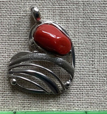 CIONDOLO CORALLO ROSSO SARDO E
