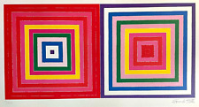 Frank Stella Litografia COA originale firmata a penna numerata a matita (1992)