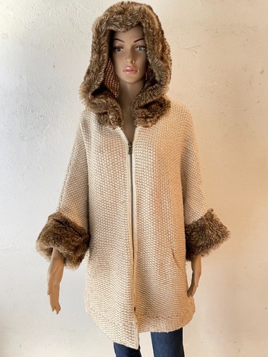 Spolverino beige lana con - spolverino,