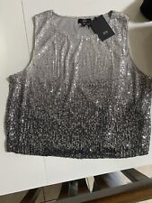 Top Paillettes Donna