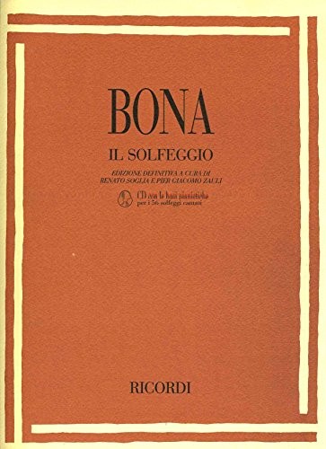 Bona solfeggio cd - solfeggio, +cd