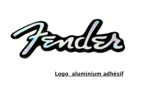 Mini plaque logo fender - fender, ampli