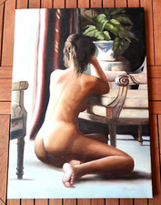 OLIO SU TELA DAL TITOLO "NUDO"