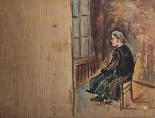 Dipinto '900 su RARA Tavola da