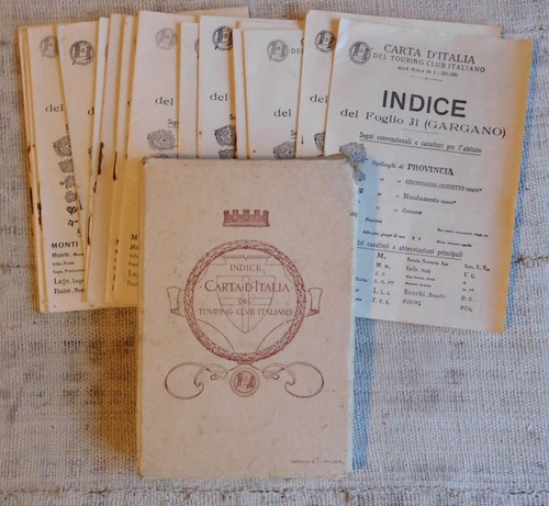 Indice carte italia touring - carte, d'italia