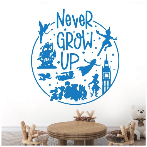 Never grow adesivo da - up,