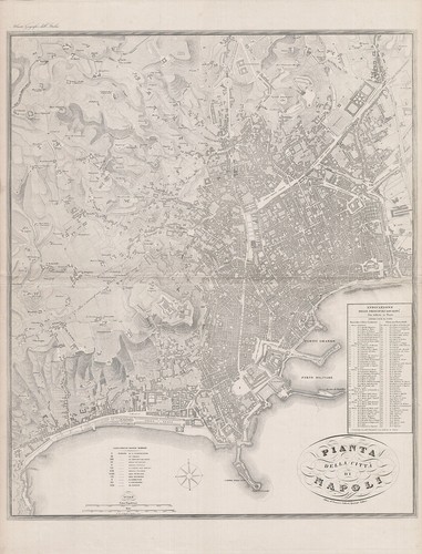 Napoli pianta città - napoli,