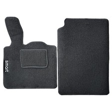 TAPPETINI AUTO IN MOQUETTE STRAPPO COMPATIBILI CON SMART FORTWO 2a SERIE W451