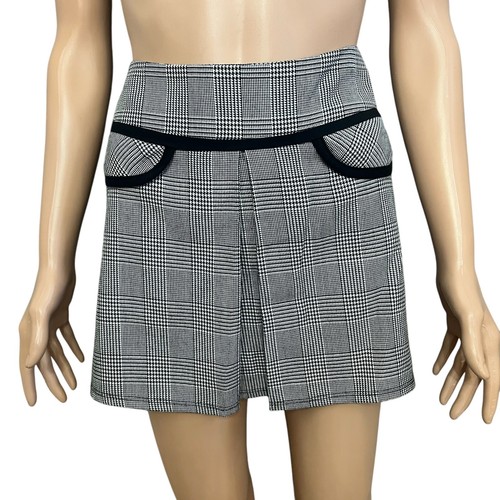 Y2k minigonna quadri con - minigonna,