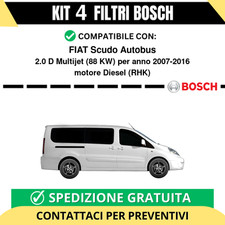 KIT BOSCH 4 Filtri tagliando