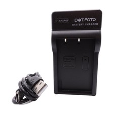 NP-140 Caricatore USB per Fujifilm FinePix S100FS, S200FS, S200EXR, S205EXR