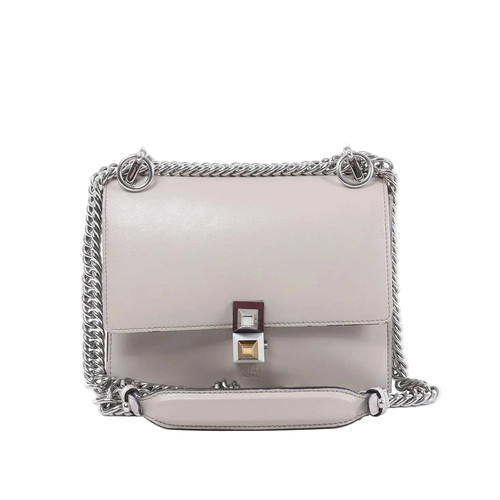 Fendi kan mini leather - kan, chain