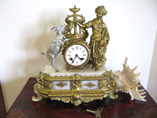 PENDOLA OROLOGIO A PENDOLO ANTICO D'APPOGGIO "PARIGINA" FRANCIA FINE 800