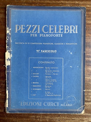 Pezzi celebri per pianoforte - pianoforte,