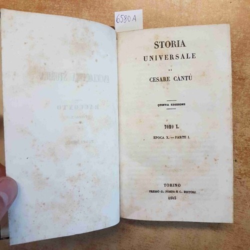 Cesare cantu storia - cantu',