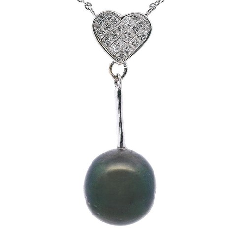 Collana oro bianco kt - collana, 18