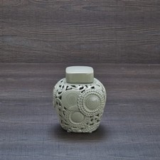 Kyoto Poetiche vaso in ceramica traforata grigio in stile provenzale | HENRIETTE