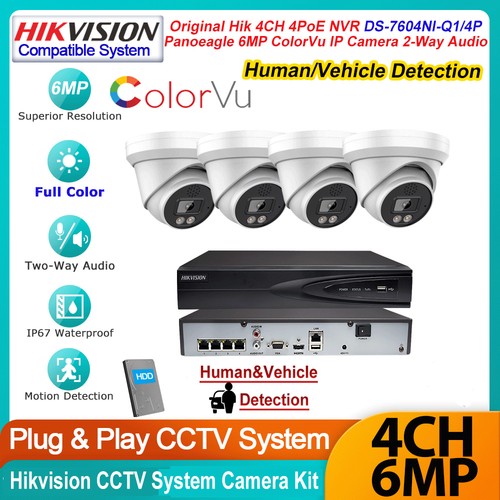 Hikvision 4ch nvr 6mp - hikvision,