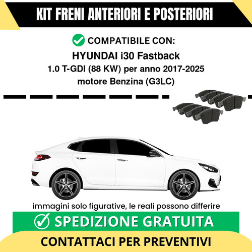 Pastiglie freno ant post - freno, +