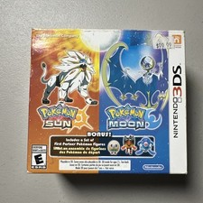 Pokemon Sole e Luna Box Set Con Primi Personaggi Partner Nintendo 3DS Sigillato