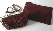 Lotto 2 borse tracolla bustina pochette rettangolare bordo` vintage