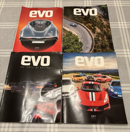 Evo car magazines - bundle, x4