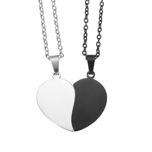 Collana cuore spezzato - a,