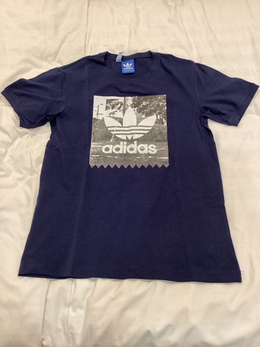 Shirt uomo adidas blu - t-shirt,