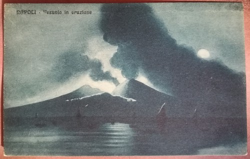 Napoli vesuvio in eruzione - napoli,