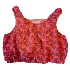 ZARA TOP Canotta Rosa Fantasia donna ragazza 11-12 Cm 152