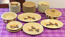 SERVIZIO DI PIATTI IN CERAMICA ALESSI -PER 12 PERSONE -VINTAGE-DESIGN