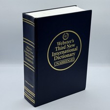 For Webster’s Third New International Dictionary Unabridged Edition - 2025