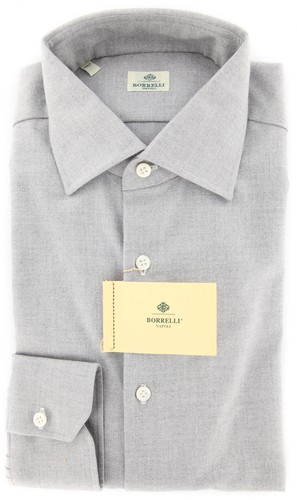 Camicia grigia chiara borrelli - camicia,
