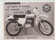 advertising Pubblicità-MOTO ANCILLOTTI CH 12 1977-MOTOITALIANE REGOLARITA EPOCA