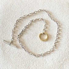 Dodo Pomellato Bracciale Anima 20 Cm Argento E Oro Giallo 18kt Unisex Originale