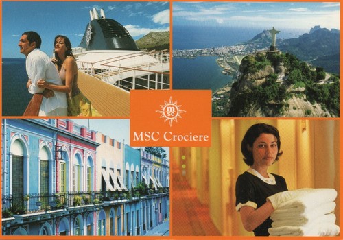 Cartolina 310 msc - cartolina, crociere