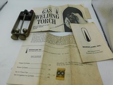 Vtg The Microflame Inc Mini Butane Torch w/ Instruction & Original Papers