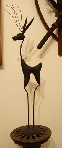 Scultura ferro daino - –,