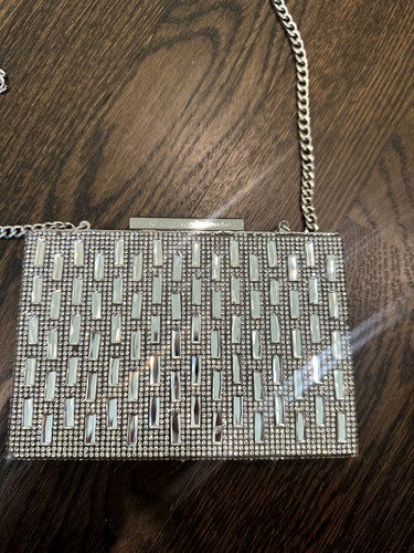 Zara argento specchio perline