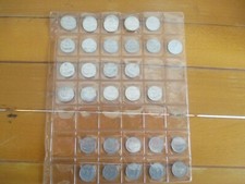 italia 34 monete di lire 5 con