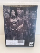 X3 Warhammer Fantasy Orco e Goblin Stone Trolls 1 Il Vecchio Mondo Metallo Boxato