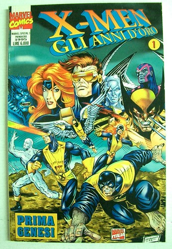 Marvel comics men - gli, anni