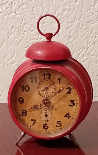 Antico orologio sveglia buda - sveglia,
